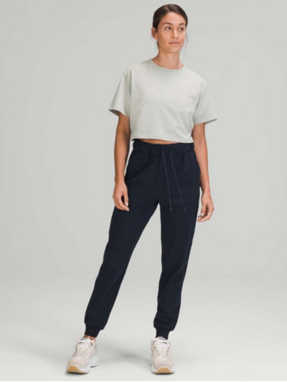 Lululemon Stretch High rise Jogger navy Pants 6